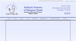 Desktop Screenshot of pediatricpartnerskids.com